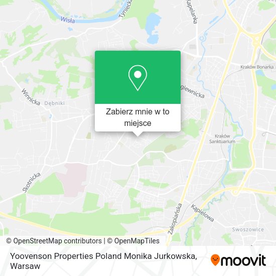 Mapa Yoovenson Properties Poland Monika Jurkowska