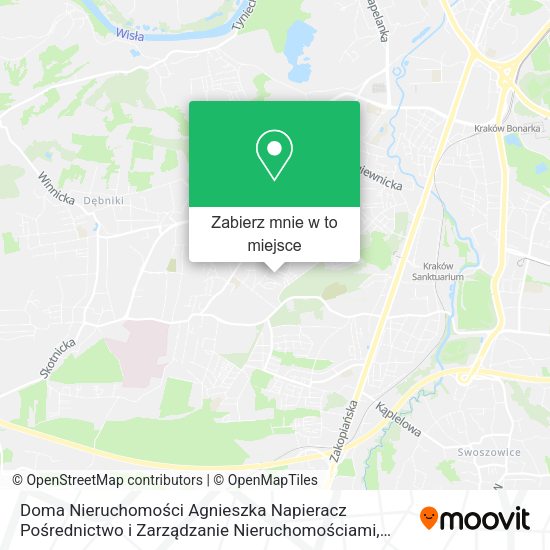 Mapa Doma Nieruchomości Agnieszka Napieracz Pośrednictwo i Zarządzanie Nieruchomościami