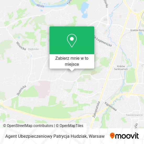 Mapa Agent Ubezpieczeniowy Patrycja Hudziak