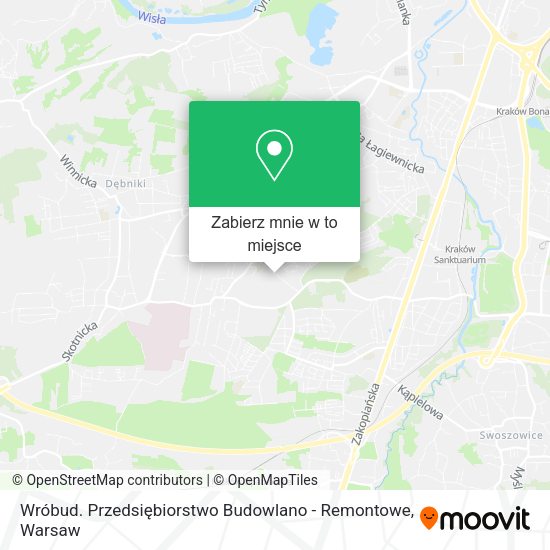 Mapa Wróbud. Przedsiębiorstwo Budowlano - Remontowe