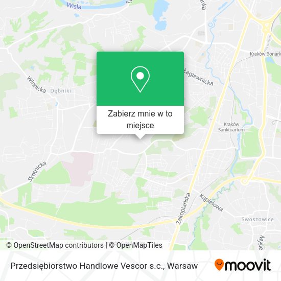 Mapa Przedsiębiorstwo Handlowe Vescor s.c.