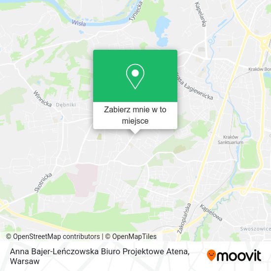 Mapa Anna Bajer-Leńczowska Biuro Projektowe Atena