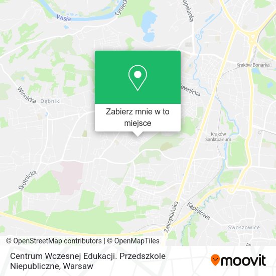 Mapa Centrum Wczesnej Edukacji. Przedszkole Niepubliczne