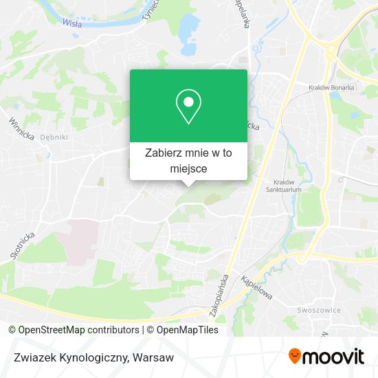 Mapa Zwiazek Kynologiczny