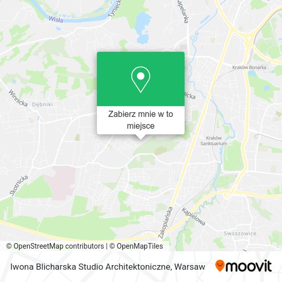 Mapa Iwona Blicharska Studio Architektoniczne