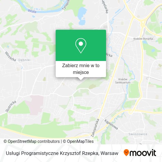 Mapa Usługi Programistyczne Krzysztof Rzepka