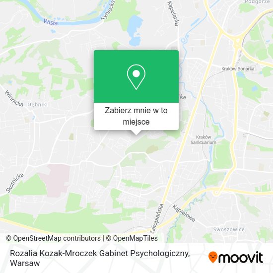 Mapa Rozalia Kozak-Mroczek Gabinet Psychologiczny