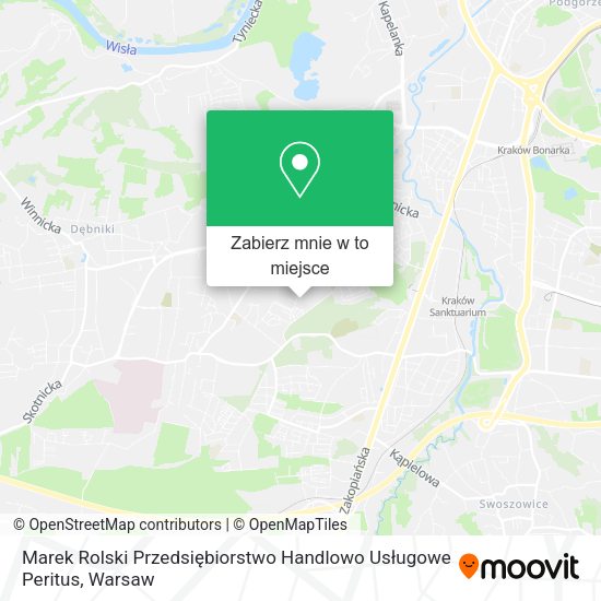 Mapa Marek Rolski Przedsiębiorstwo Handlowo Usługowe Peritus