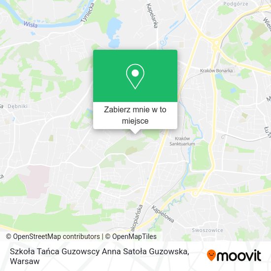 Mapa Szkoła Tańca Guzowscy Anna Satoła Guzowska