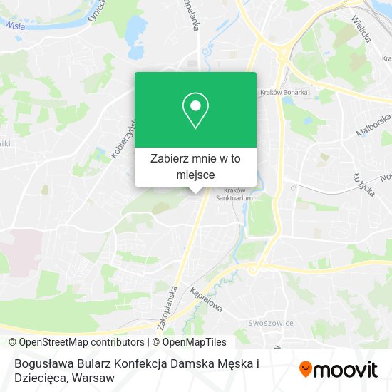 Mapa Bogusława Bularz Konfekcja Damska Męska i Dziecięca