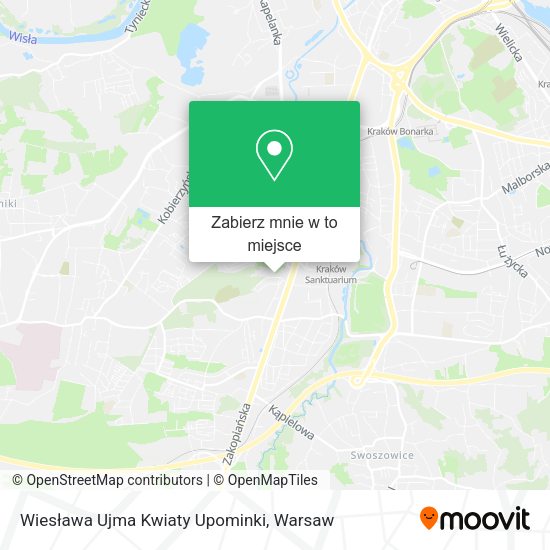 Mapa Wiesława Ujma Kwiaty Upominki