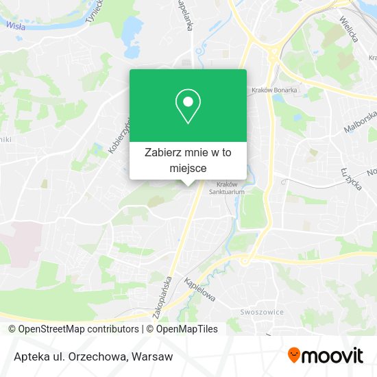 Mapa Apteka ul. Orzechowa