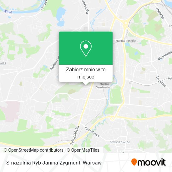 Mapa Smażalnia Ryb Janina Zygmunt