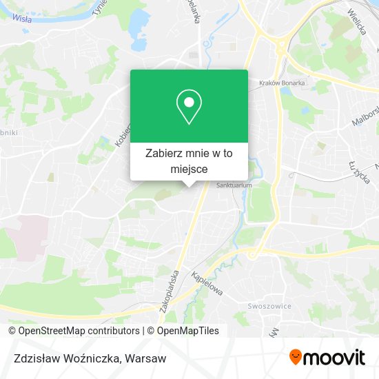 Mapa Zdzisław Woźniczka