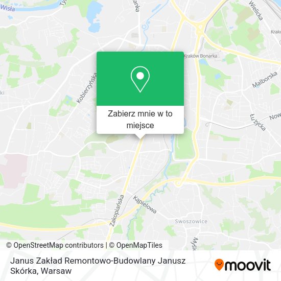 Mapa Janus Zakład Remontowo-Budowlany Janusz Skórka