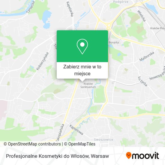 Mapa Profesjonalne Kosmetyki do Włosów