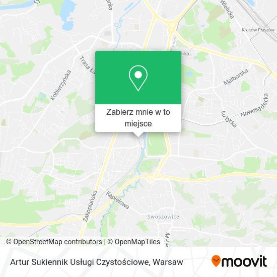 Mapa Artur Sukiennik Usługi Czystościowe