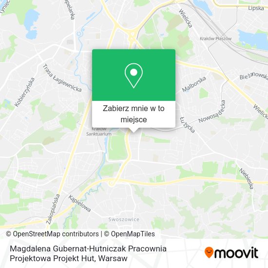 Mapa Magdalena Gubernat-Hutniczak Pracownia Projektowa Projekt Hut