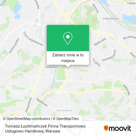 Mapa Tomasz Łochmańczyk Firma Transportowo Usługowo Handlowa