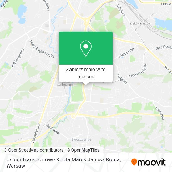 Mapa Uslugi Transportowe Kopta Marek Janusz Kopta