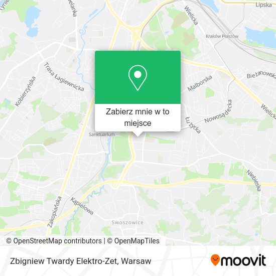 Mapa Zbigniew Twardy Elektro-Zet