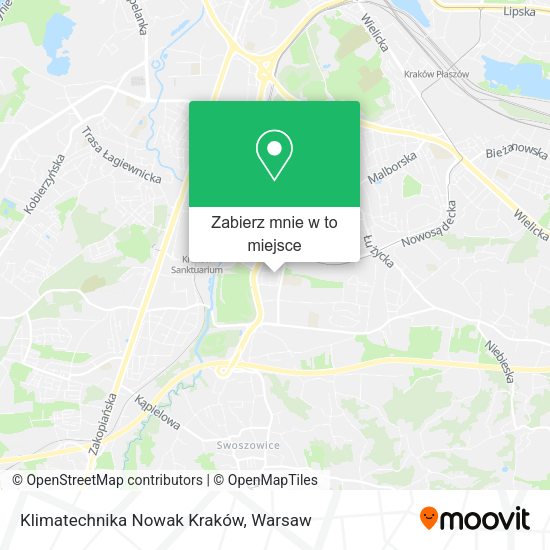 Mapa Klimatechnika Nowak Kraków