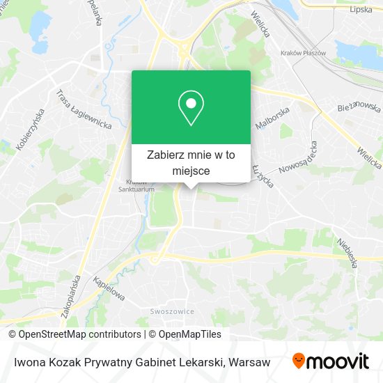 Mapa Iwona Kozak Prywatny Gabinet Lekarski