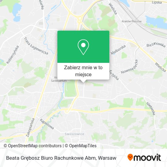 Mapa Beata Grębosz Biuro Rachunkowe Abm