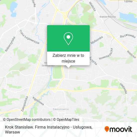 Mapa Krok Stanisław. Firma Instalacyjno - Usługowa