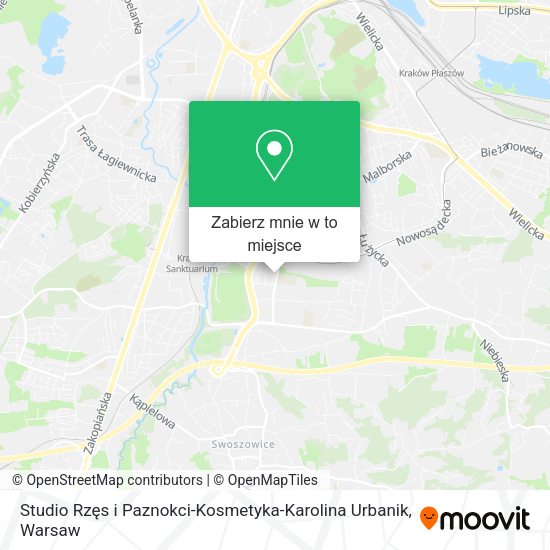 Mapa Studio Rzęs i Paznokci-Kosmetyka-Karolina Urbanik