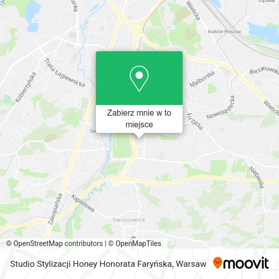 Mapa Studio Stylizacji Honey Honorata Faryńska