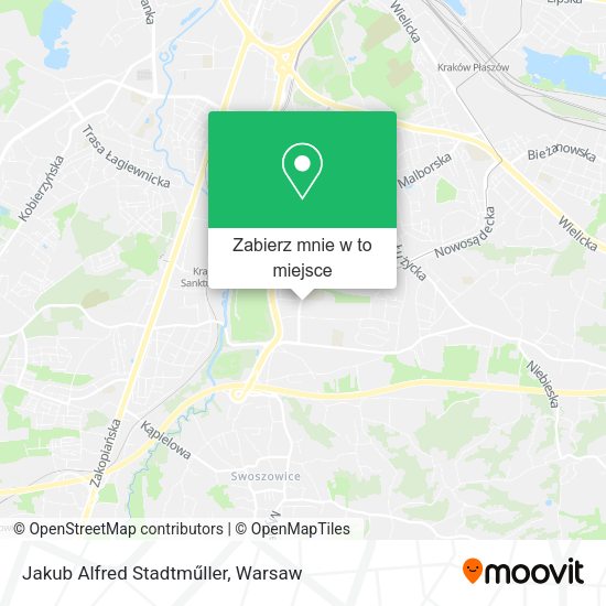 Mapa Jakub Alfred Stadtműller