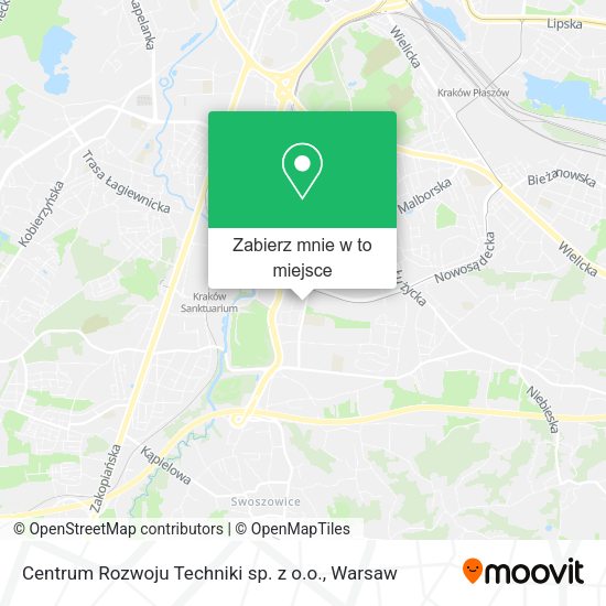 Mapa Centrum Rozwoju Techniki sp. z o.o.