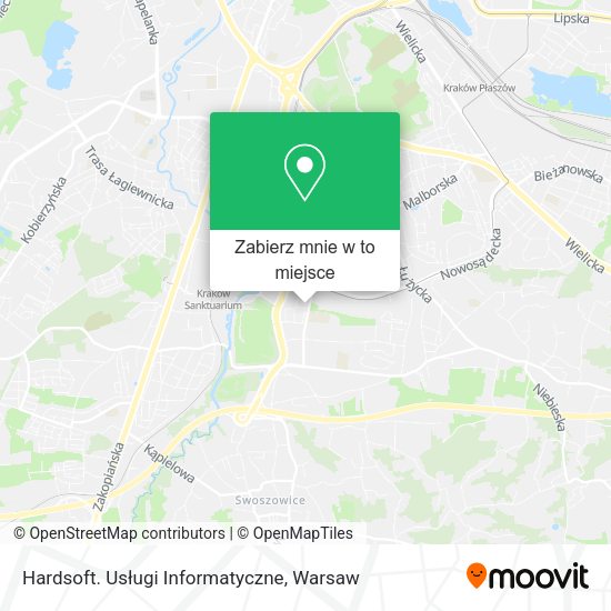 Mapa Hardsoft. Usługi Informatyczne