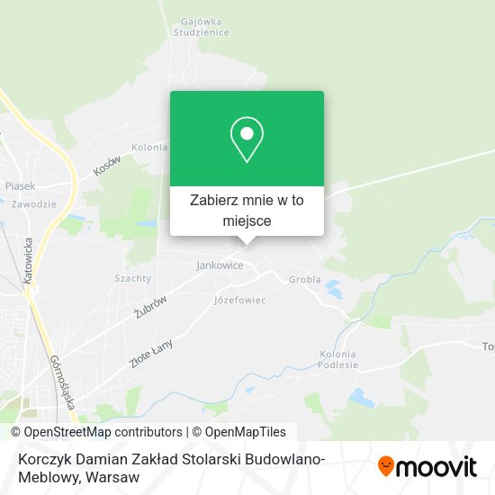 Mapa Korczyk Damian Zakład Stolarski Budowlano-Meblowy