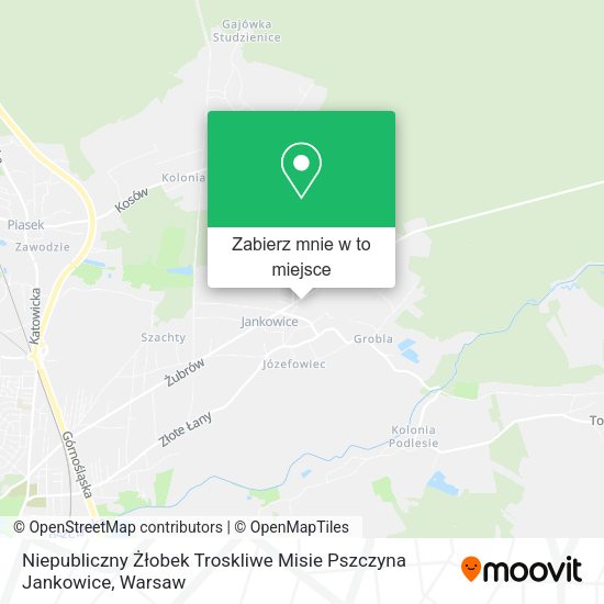 Mapa Niepubliczny Żłobek Troskliwe Misie Pszczyna Jankowice