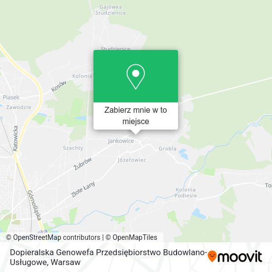 Mapa Dopieralska Genowefa Przedsiębiorstwo Budowlano-Usługowe