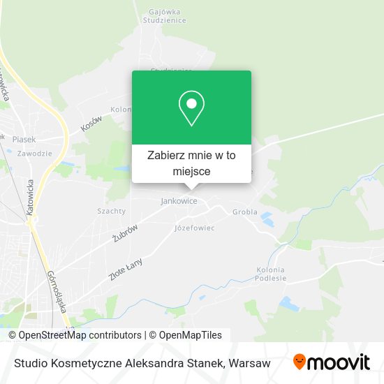 Mapa Studio Kosmetyczne Aleksandra Stanek