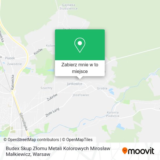 Mapa Budex Skup Złomu Metali Kolorowych Mirosław Małkiewicz