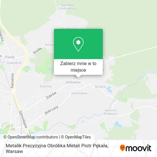 Mapa Metalik Precyzyjna Obróbka Metali Piotr Pękała