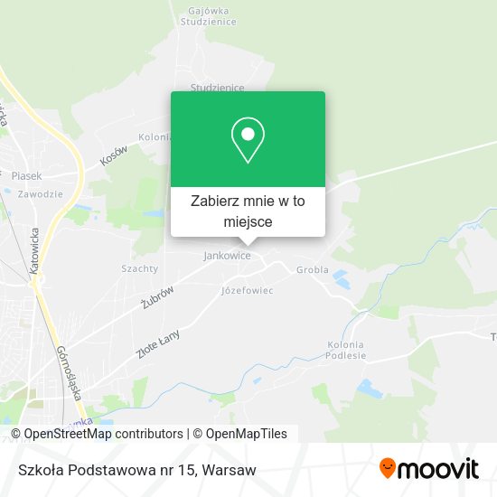 Mapa Szkoła Podstawowa nr 15