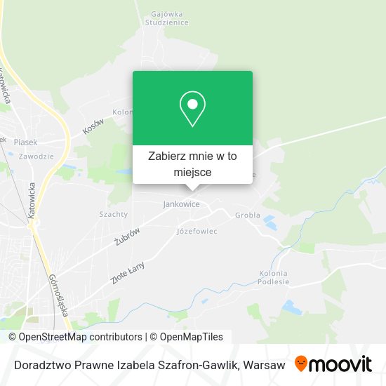 Mapa Doradztwo Prawne Izabela Szafron-Gawlik