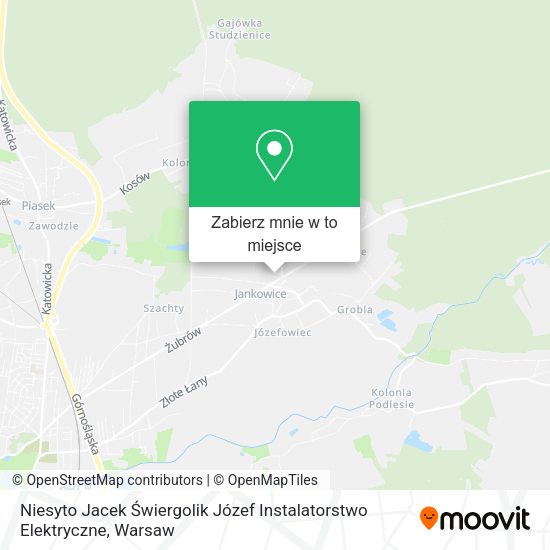 Mapa Niesyto Jacek Świergolik Józef Instalatorstwo Elektryczne