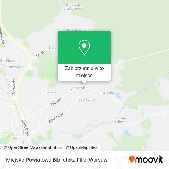 Mapa Miejsko-Powiatowa Biblioteka Filia