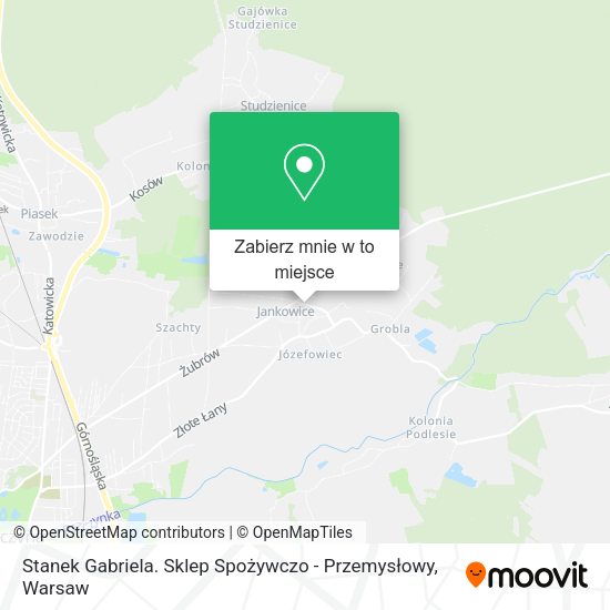 Mapa Stanek Gabriela. Sklep Spożywczo - Przemysłowy