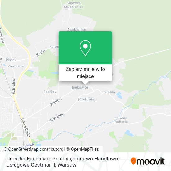 Mapa Gruszka Eugeniusz Przedsiębiorstwo Handlowo-Usługowe Gestmar II