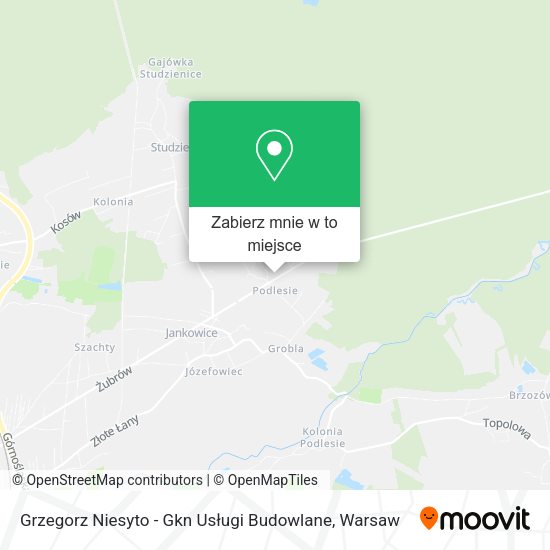 Mapa Grzegorz Niesyto - Gkn Usługi Budowlane