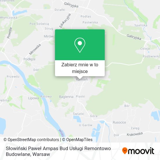 Mapa Słowiński Paweł Ampas Bud Usługi Remontowo Budowlane