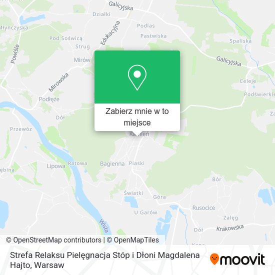 Mapa Strefa Relaksu Pielęgnacja Stóp i Dłoni Magdalena Hajto