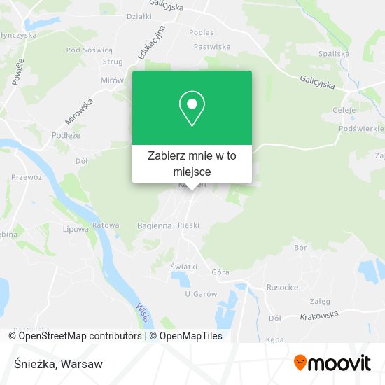 Mapa Śnieżka